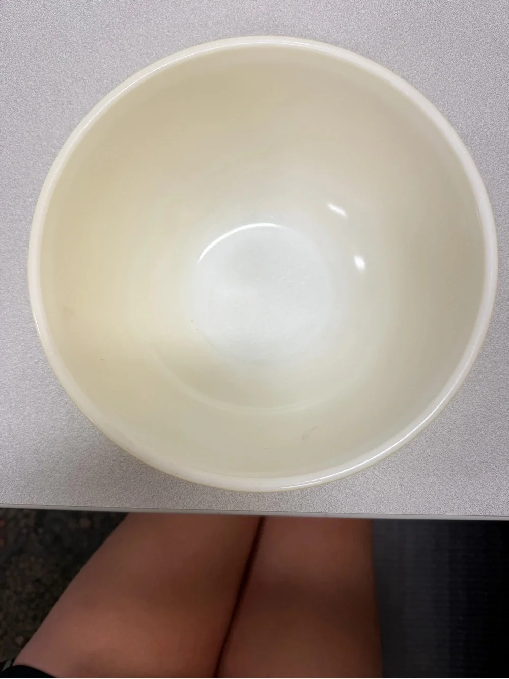 Pyrex 403 Yellow Ceramic Mixing Bowl - Bright Kitchen Salad Bowl